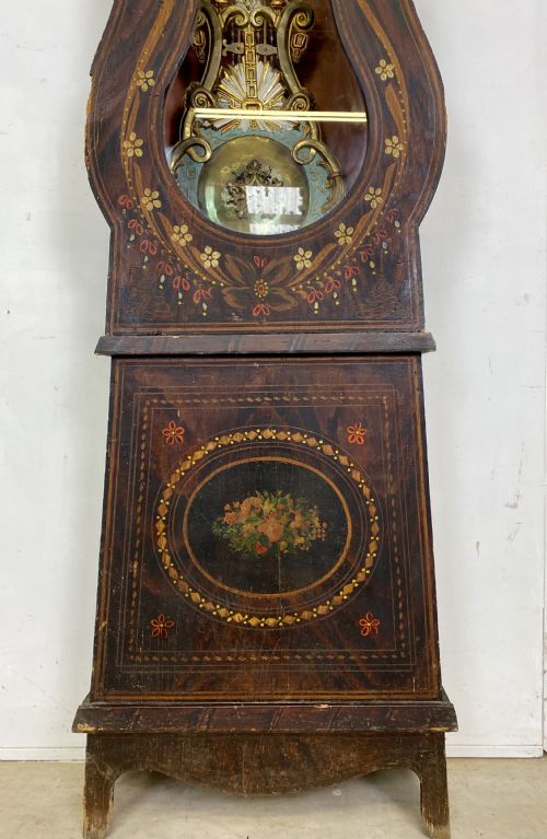 FRENCH BANJO CASED GRANDFATHER CLOCK - ADDITIONAL PHOTO 9