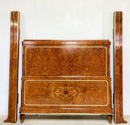 walnut and ormolu bed - CATEGORY: ANTIQUE BEDS - DATED 1900
