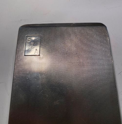 STERLING SILVER CIGARETTE CASE - ADDITIONAL PHOTO 1