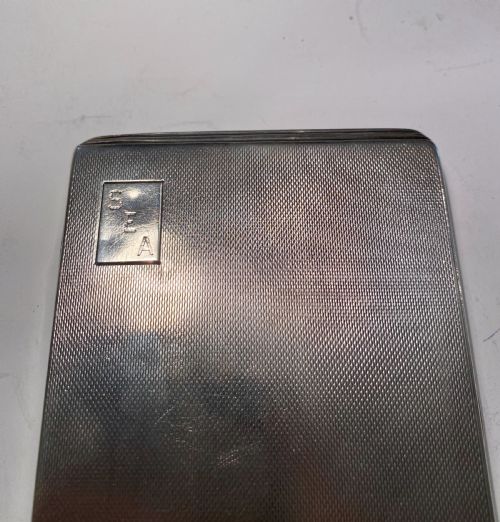 STERLING SILVER CIGARETTE CASE - ADDITIONAL PHOTO 2