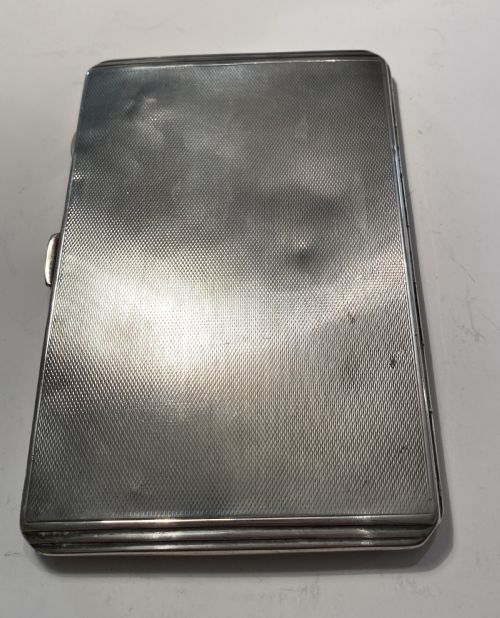 STERLING SILVER CIGARETTE CASE WITH OUTER SLEEVE - ADDITIONAL PHOTO 5