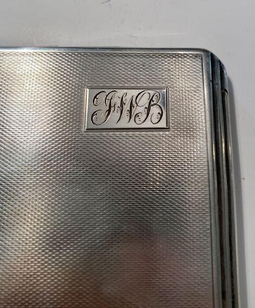 STERLING SILVER CIGARETTE CASE WITH OUTER SLEEVE - ADDITIONAL PHOTO 6
