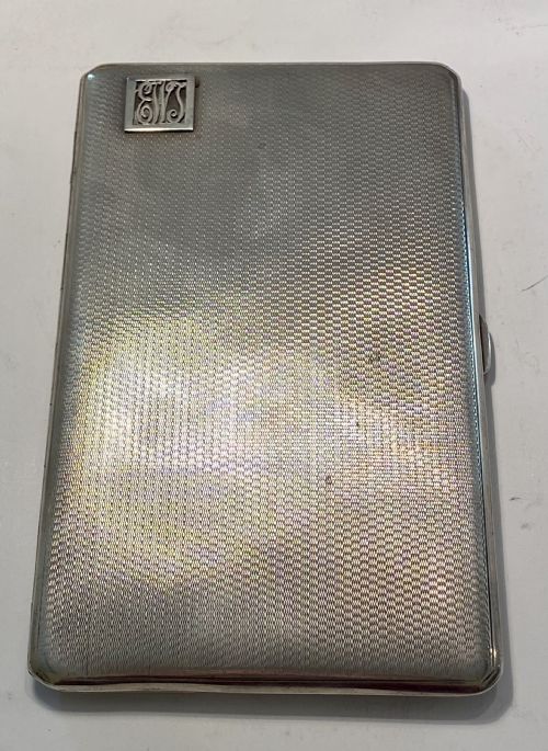 STERLING SILVER CIGARETTE CASE - ADDITIONAL PHOTO 1