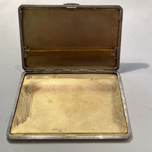 STERLING SILVER CIGARETTE CASE - ADDITIONAL PHOTO 2