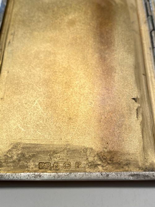 STERLING SILVER CIGARETTE CASE - ADDITIONAL PHOTO 3