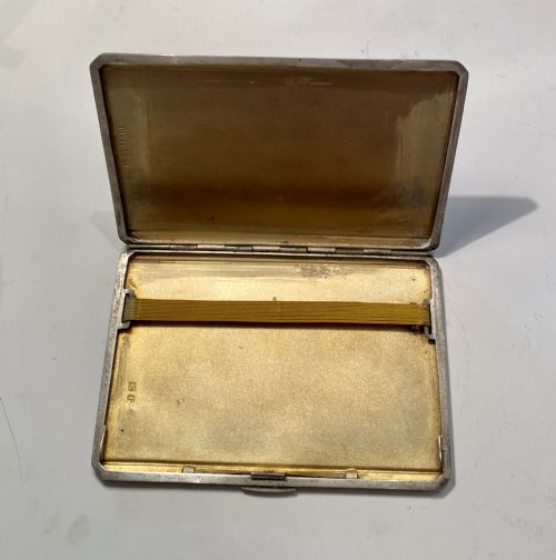 STERLING SILVER CIGARETTE CASE - ADDITIONAL PHOTO 4
