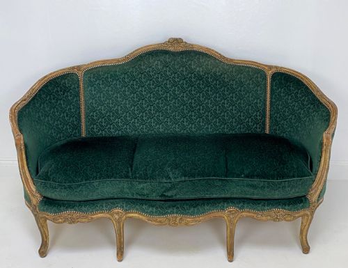 19TH CENTURY FRENCH SOFA WITH ORIGINAL PAINT - ADDITIONAL PHOTO 1