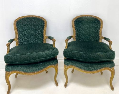 pair of 19th century french armchairs - CATEGORY: ANTIQUE CHAIRS - DATED 19TH CENTURY