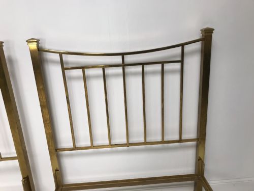 A PAIR OF BRASS BEDS - ADDITIONAL PHOTO 4
