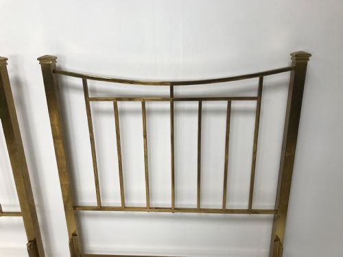 A PAIR OF BRASS BEDS - ADDITIONAL PHOTO 5