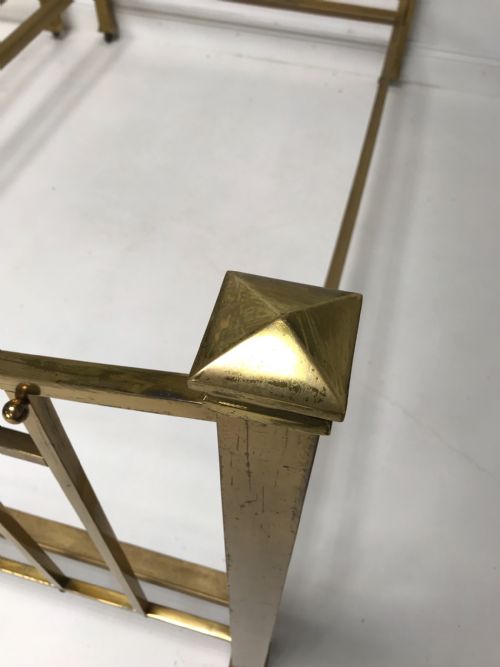 A PAIR OF BRASS BEDS - ADDITIONAL PHOTO 7