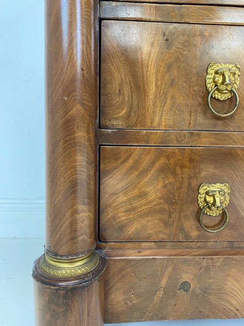 19TH CENTURY FRENCH EMPIRE COMMODE IN MAHOGANY - ADDITIONAL PHOTO 6