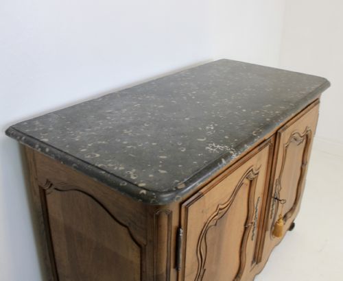 EXCEPTIONAL FRENCH MARBLE TOP BUFFET - ADDITIONAL PHOTO 2