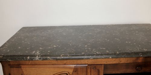 EXCEPTIONAL FRENCH MARBLE TOP BUFFET - ADDITIONAL PHOTO 12