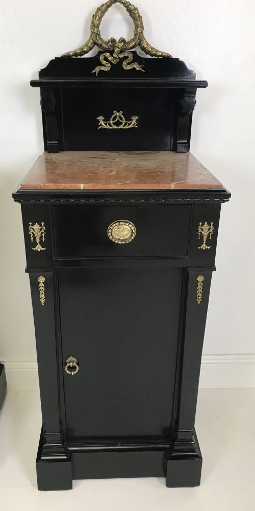 PAIR OF EMPIRE NIGHTSTANDS - ADDITIONAL PHOTO 1