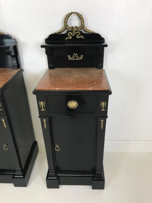 PAIR OF EMPIRE NIGHTSTANDS - ADDITIONAL PHOTO 10