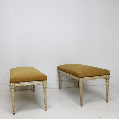 pair of french stoolswindow seats - CATEGORY: ANTIQUE STOOLS - DATED 1910