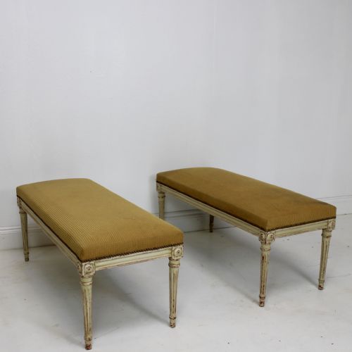 PAIR OF FRENCH STOOLSWINDOW SEATS - ADDITIONAL PHOTO 2
