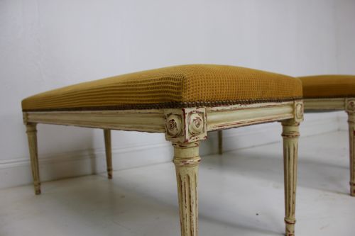 PAIR OF FRENCH STOOLSWINDOW SEATS - ADDITIONAL PHOTO 5