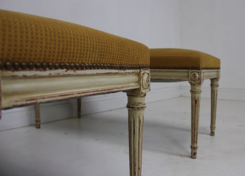 PAIR OF FRENCH STOOLSWINDOW SEATS - ADDITIONAL PHOTO 6