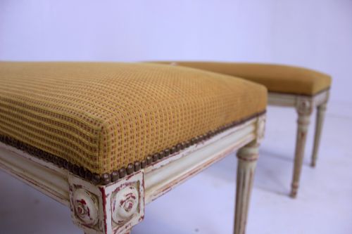 PAIR OF FRENCH STOOLSWINDOW SEATS - ADDITIONAL PHOTO 7