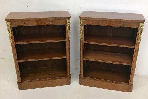 pair of bookcases - CATEGORY: ANTIQUE BOOKCASES - DATED 1910