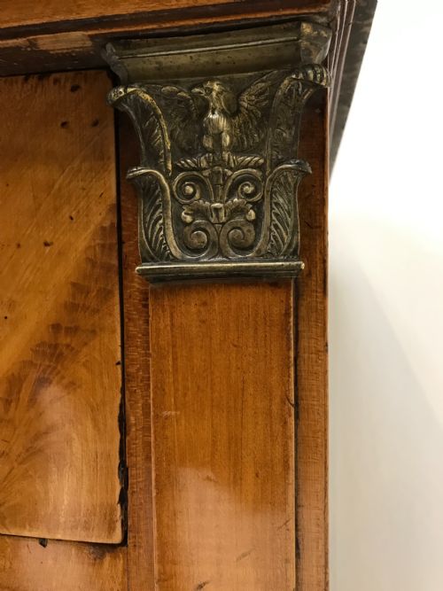 FRENCH EMPIRE WALNUT COMMODE - ADDITIONAL PHOTO 1