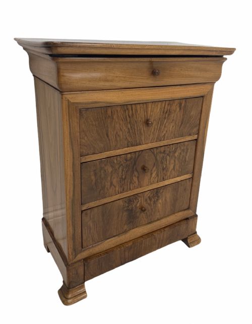 LOUIS PHILIPE WALNUT COMMODE - ADDITIONAL PHOTO 1