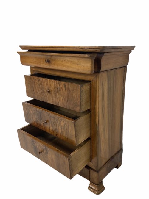 LOUIS PHILIPE WALNUT COMMODE - ADDITIONAL PHOTO 2