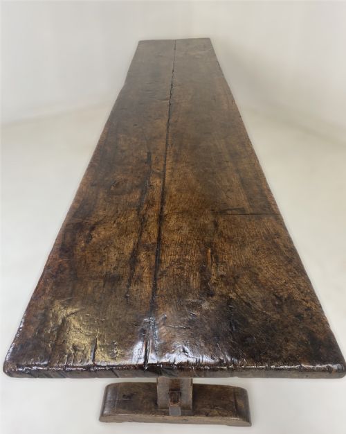 WALNUT REFECTORY TABLE - ADDITIONAL PHOTO 1