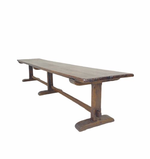 WALNUT REFECTORY TABLE - ADDITIONAL PHOTO 8