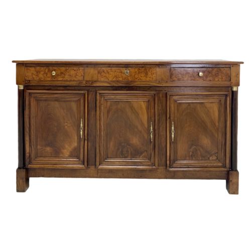18th century french walnut and burr elm enfilarde - CATEGORY: ANTIQUE SIDEBOARDS - DATED 18TH CENTURY
