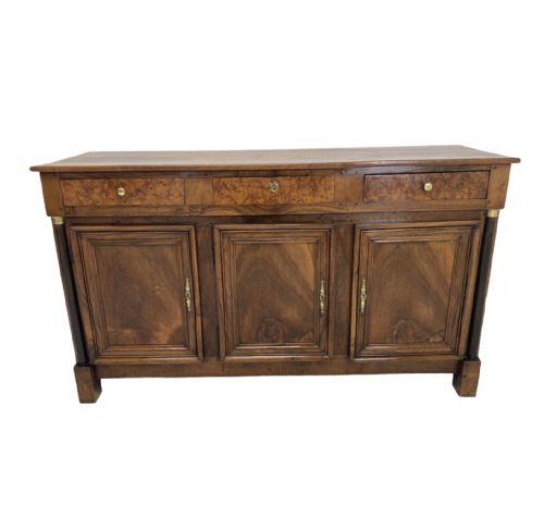 18TH CENTURY FRENCH WALNUT AND BURR ELM ENFILARDE - ADDITIONAL PHOTO 2