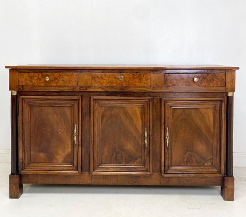 18TH CENTURY FRENCH WALNUT AND BURR ELM ENFILARDE - ADDITIONAL PHOTO 3