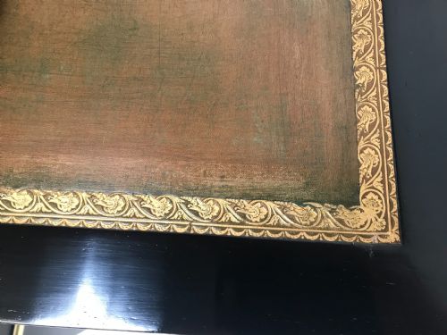 19TH CENT EBONIZED WRITING TABLE - ADDITIONAL PHOTO 7