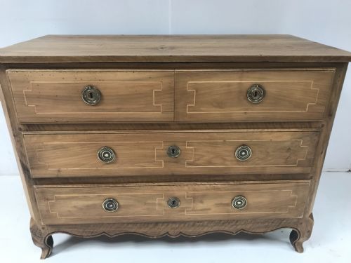 WALNUT COMMODE CHEST OF DRAWERS - ADDITIONAL PHOTO 1