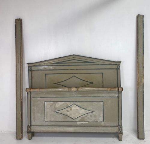 EMPIRE STYLE BED IN ORIGINAL PAINT - ADDITIONAL PHOTO 1