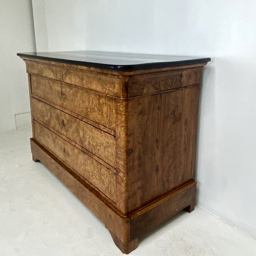 RARE BURR ASH COMMODE - ADDITIONAL PHOTO 1