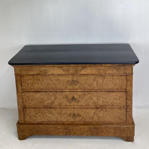 RARE BURR ASH COMMODE - ADDITIONAL PHOTO 5