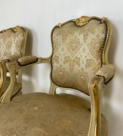 PAIR OF FRENCH ARM CHAIRS - ADDITIONAL PHOTO 2
