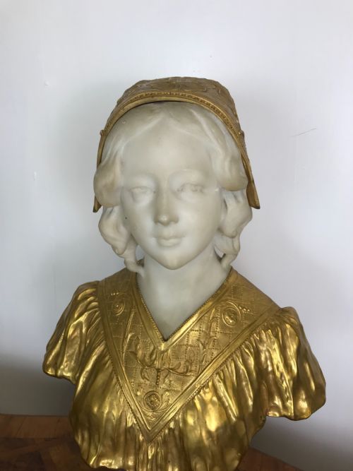 MARBLE BUST BY GORY - ADDITIONAL PHOTO 9