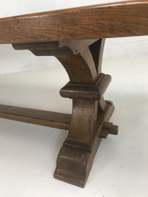 SUBSTANTIAL OAK REFECTORY TABLE - ADDITIONAL PHOTO 4