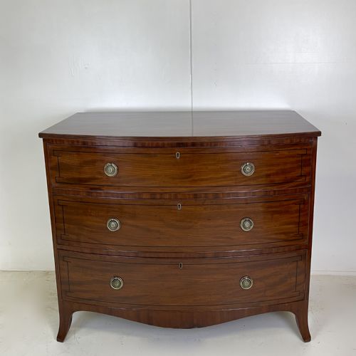 regency mahogany chest of drawers - CATEGORY: ANTIQUE CHEST OF DRAWERS - DATED REGENCY