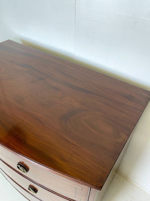 REGENCY MAHOGANY CHEST OF DRAWERS - ADDITIONAL PHOTO 6