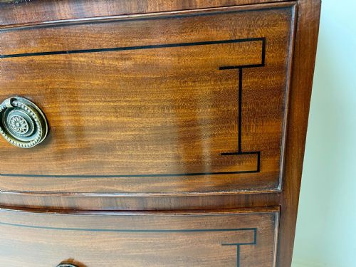 REGENCY MAHOGANY CHEST OF DRAWERS - ADDITIONAL PHOTO 10