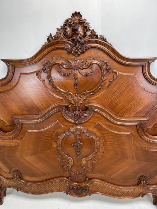 FRENCH LOUIS XV ROCOCO BED - ADDITIONAL PHOTO 4