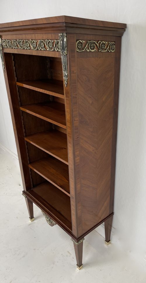 OPEN BOOKCASE WITH ORMOLU MOUNTS - ADDITIONAL PHOTO 2