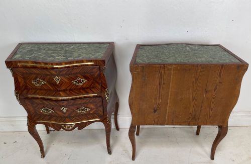 PAIR OF EARLY 19 TH CENTURY SMALL ITALIAN COMMODES - ADDITIONAL PHOTO 8