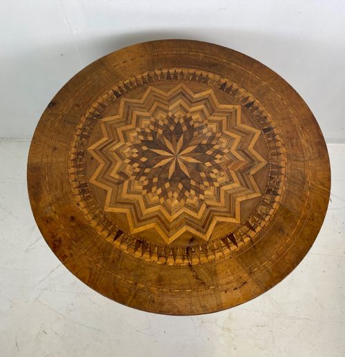 19 TH CENTURY ITALIAN PARQUETRY TABLE - ADDITIONAL PHOTO 1