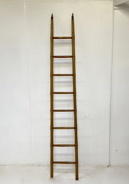 19th century faux bamboo ladders - CATEGORY: ANTIQUE MISCELLANEOUS - DATED 1890